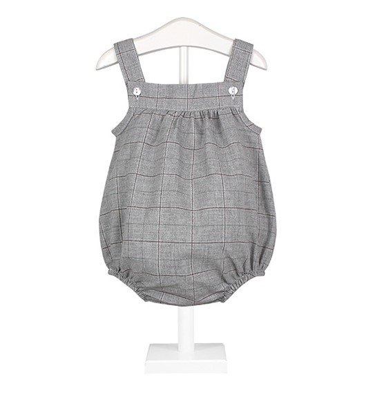 Ranita cuadritos gris