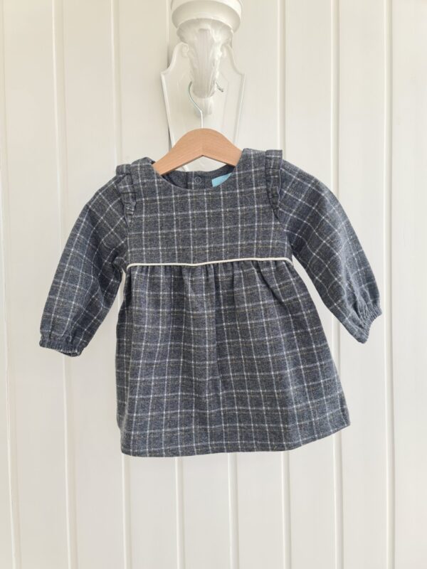 Vestido vuelos gris - Imagen 3