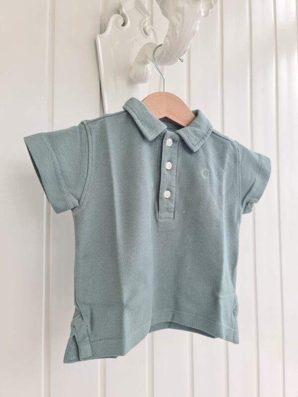 Polera piqué verde agua - Imagen 2