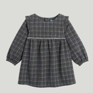 Vestido vuelos gris