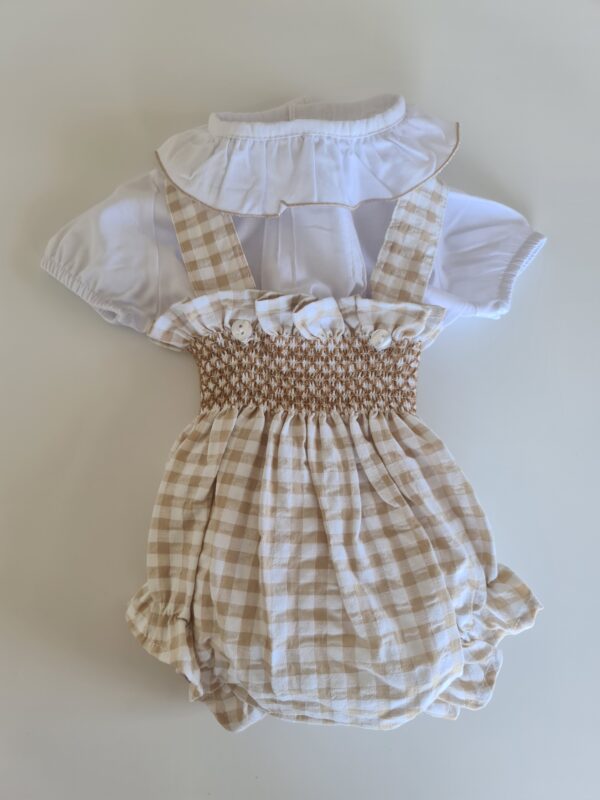 Conjunto vicky dos piezas beige - Imagen 2