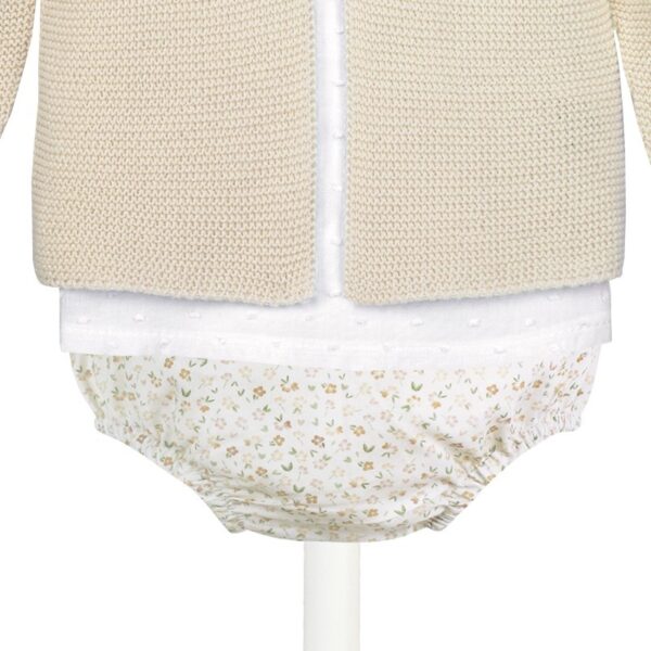 Conjunto tres piezas beige - Imagen 3