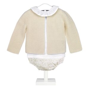 Conjunto tres piezas beige