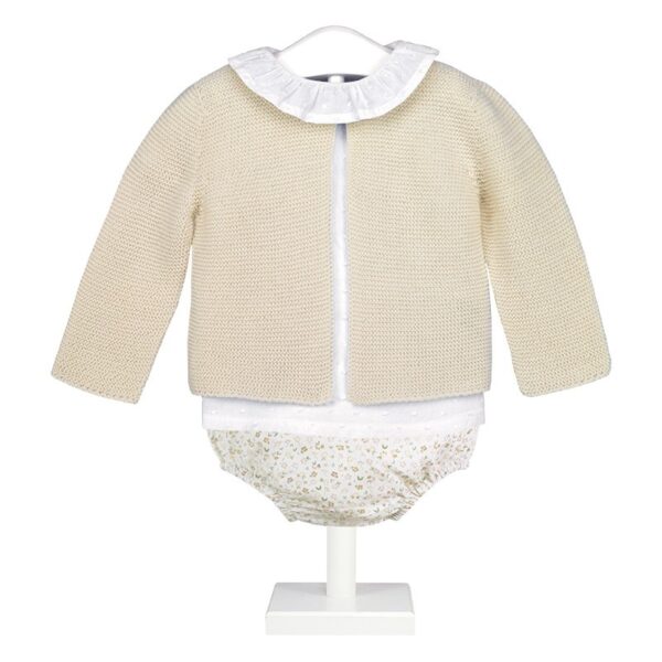 Conjunto tres piezas beige