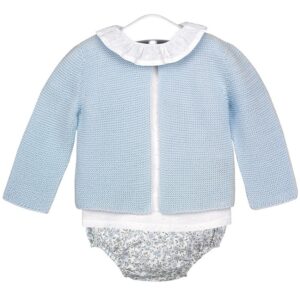 conjunto-bebe-tres-piezas celeste Conjunto tres piezas celeste