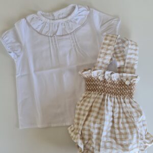 Conjunto vicky dos piezas beige