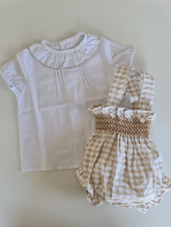 Conjunto vicky dos piezas beige